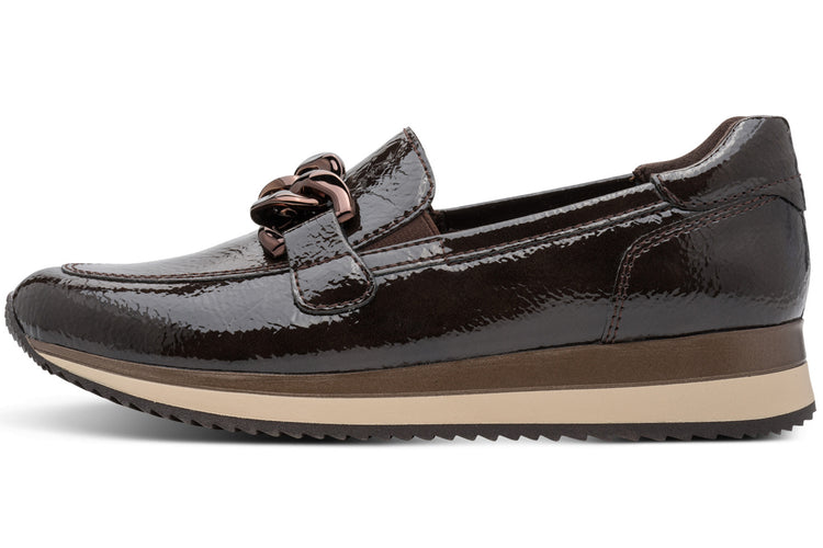 Jana Softline Charlene 24766-42 308 Mocca Patent Womens Shoes