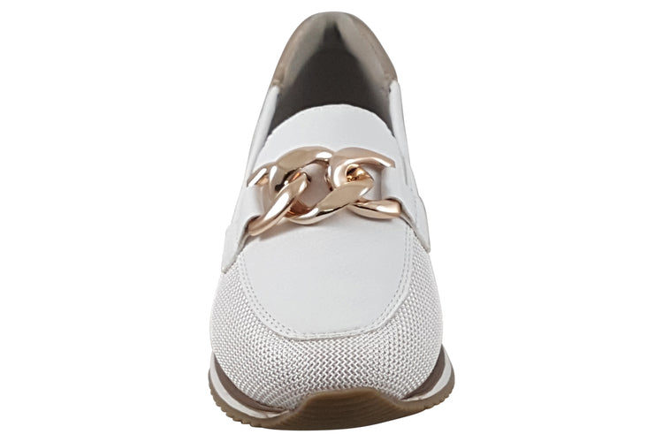 Jana Softline Charlene 24766-42 White/Rose Gold Womens Shoes