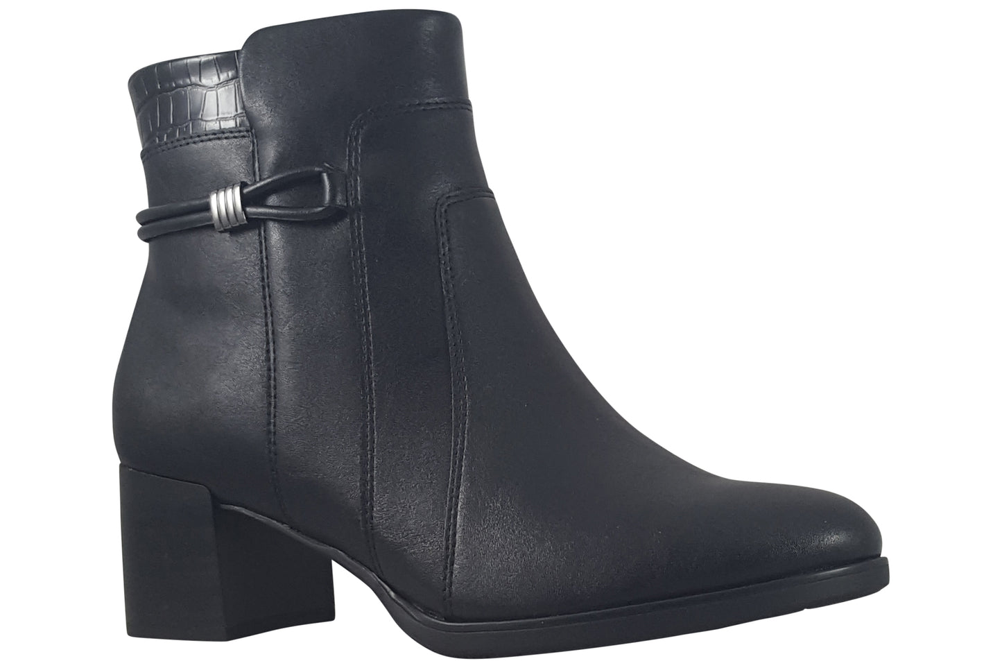 jana clarke 25366 45 black womens boots right