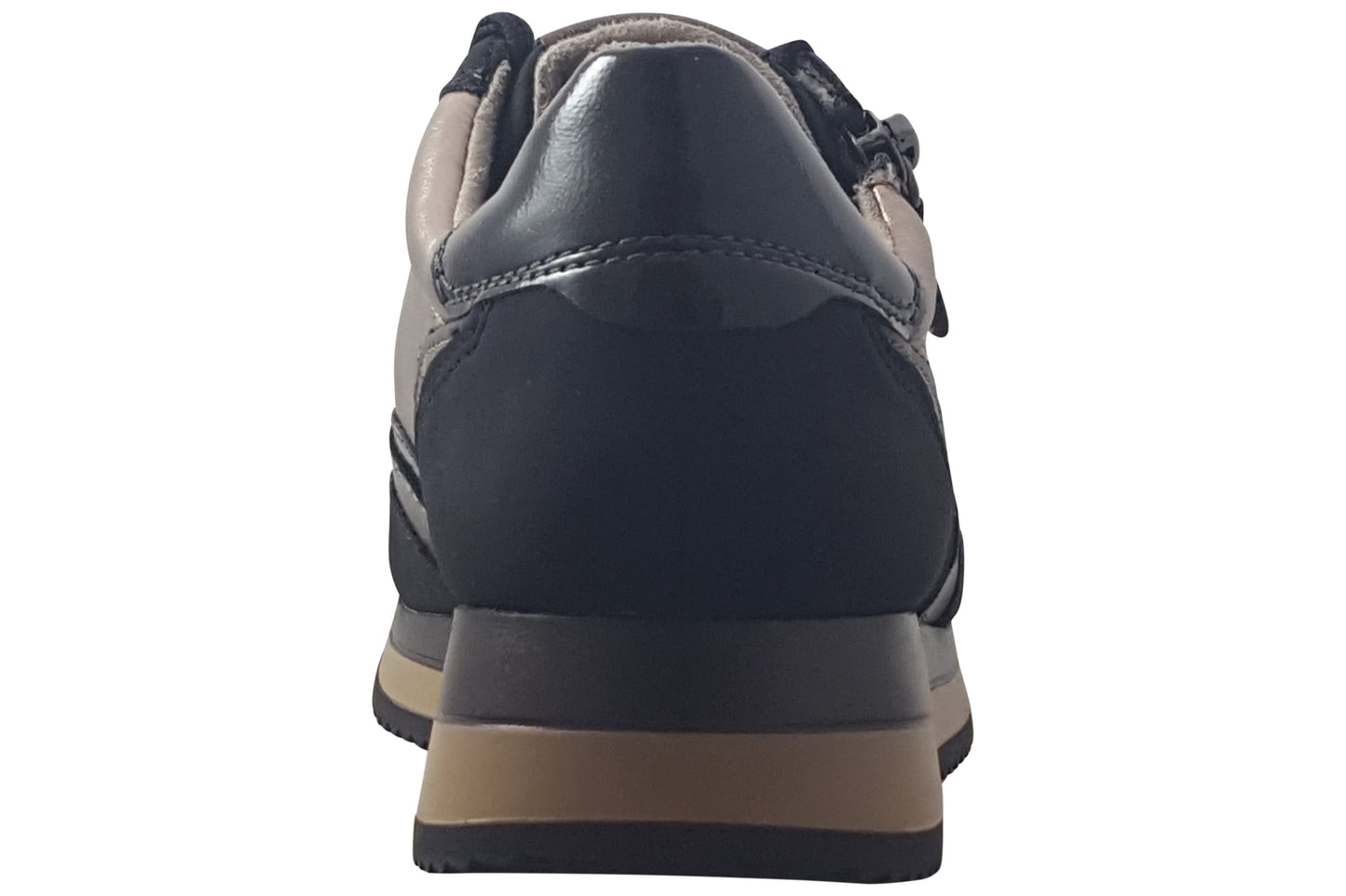 Jana Softline Coole 23774-43 Black/Pewter Womens Fashion Trainers