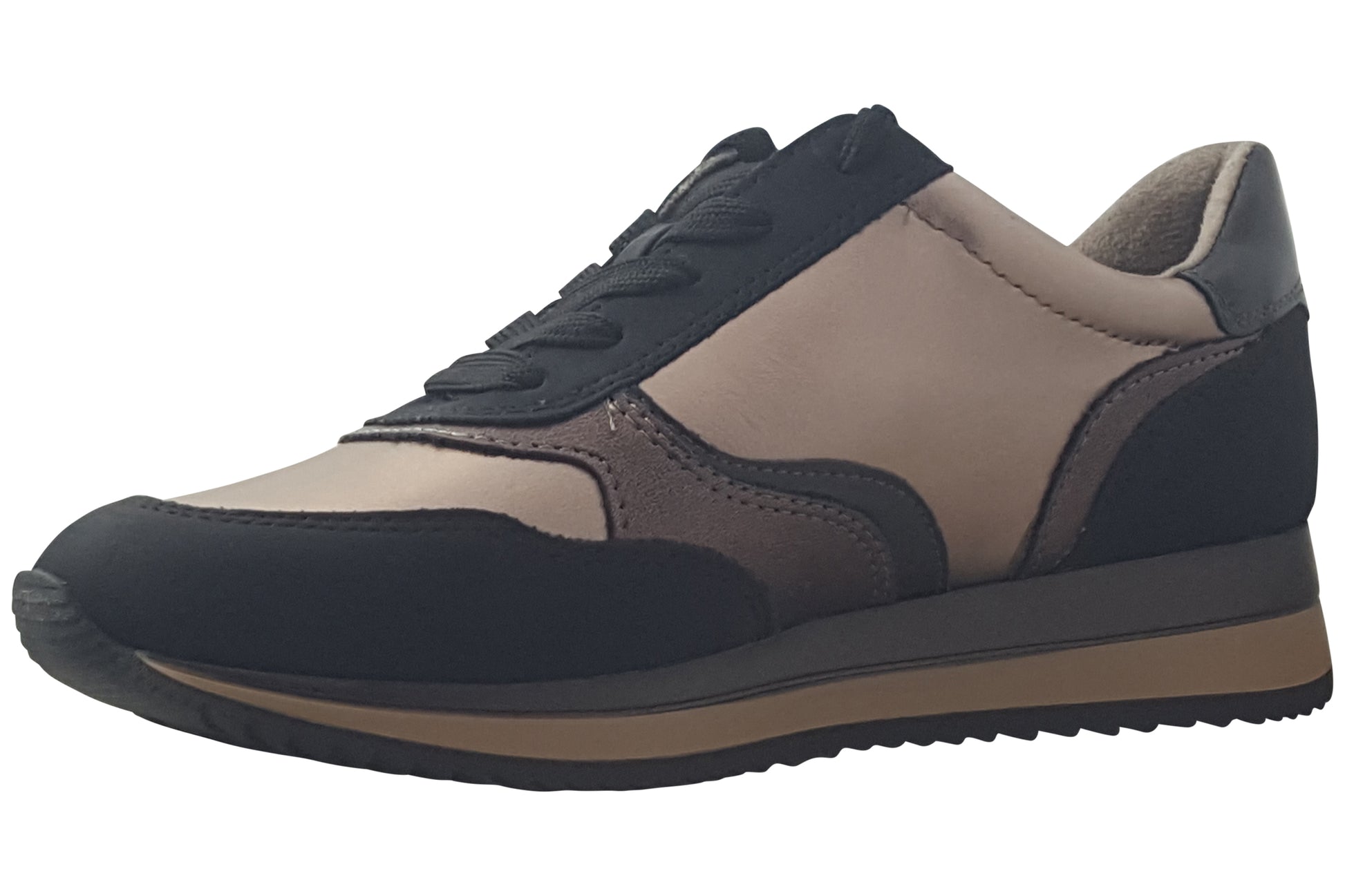 jana-coole-womens-trainers-black-pewter-left