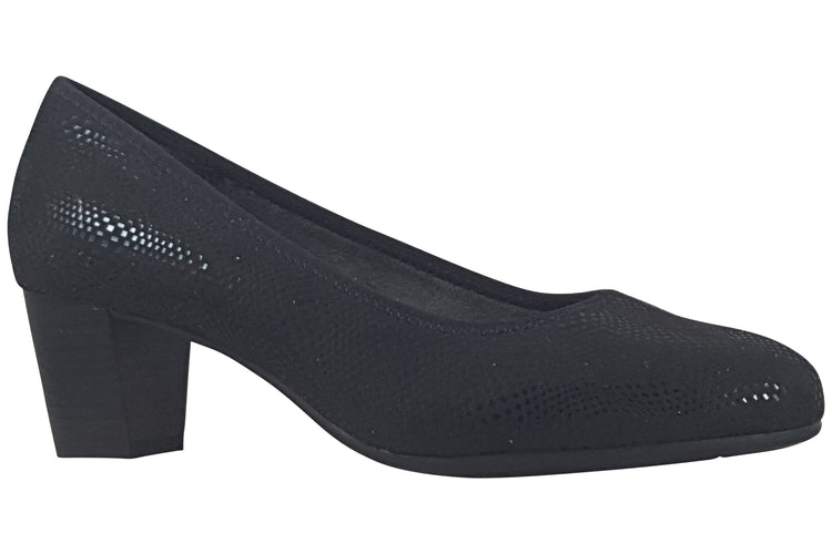 Jana Softline Darinda 22476-42 Black Structure Womens Shoes