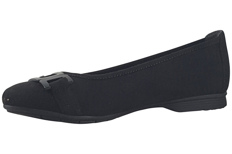 Jana Softline Emilina 22166-45 Black Womens Shoes