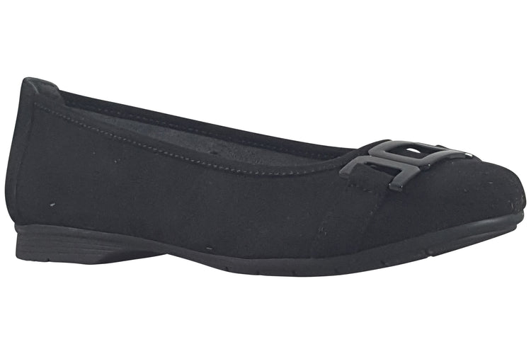 Jana Softline Emilina 22166-45 Black Womens Shoes