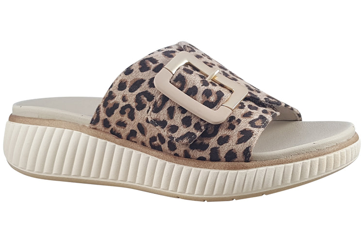 Jana Softline Gammon 27265-44 Leopard Womens Sandals