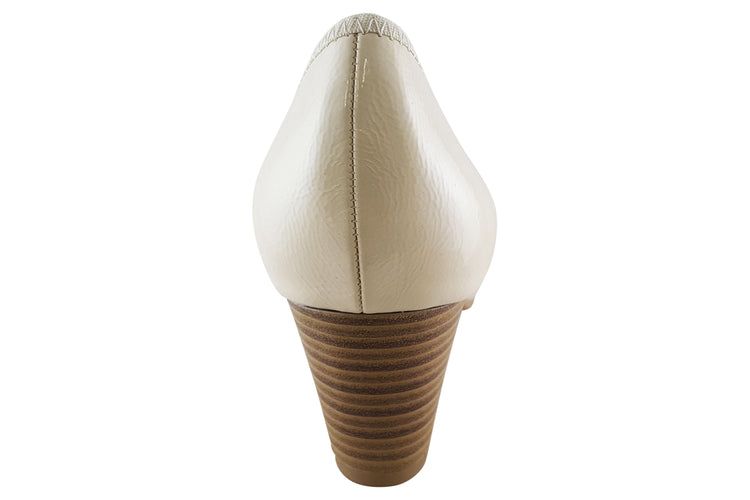 Jana Softline Joker 3 22477-20 Creme Pat Womens Shoes