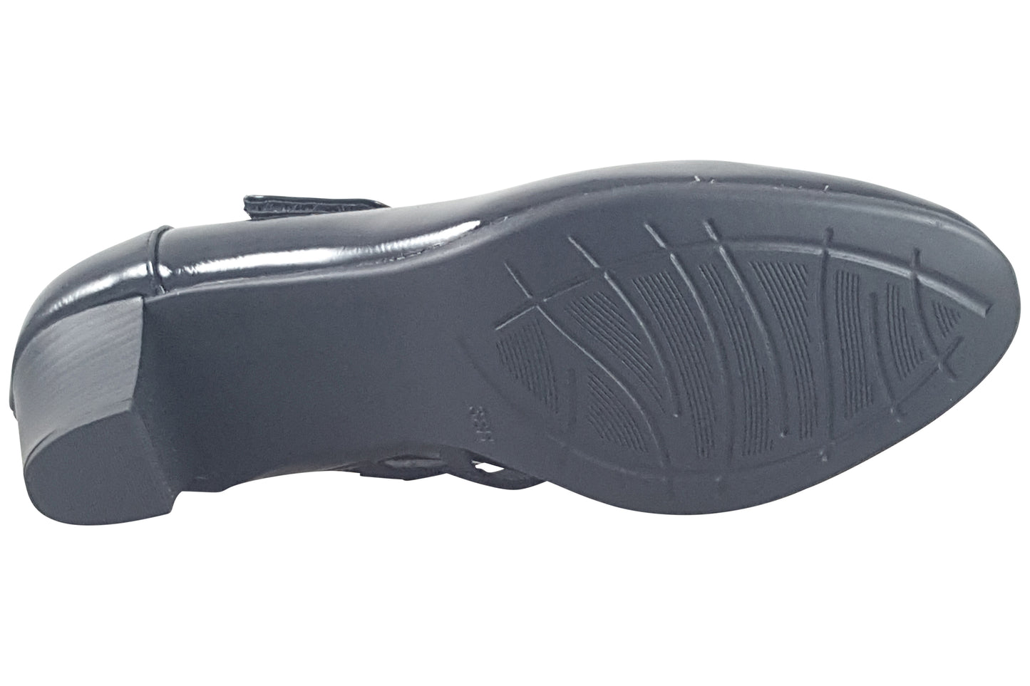 jana katy 24465 43 womens shoes black patent sole
