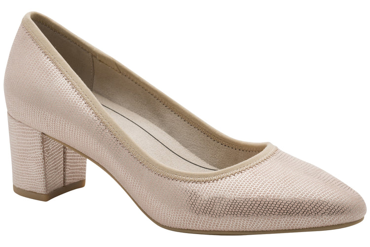 Jana Softline Kiko 22461-46 496 Beige Met Womens Shoes