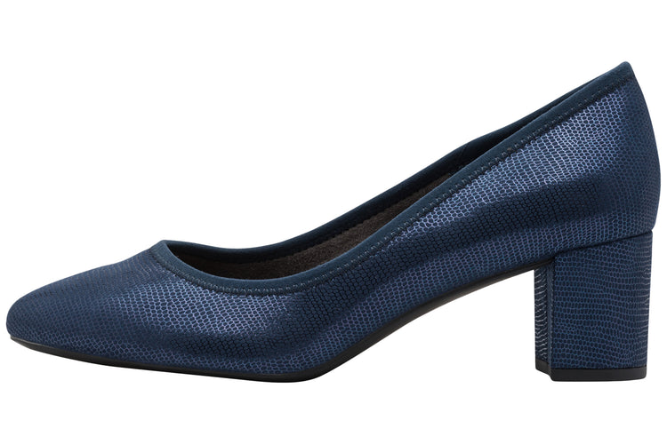 Jana Softline Kiko 22461-46 897 Navy Met Womens Shoes