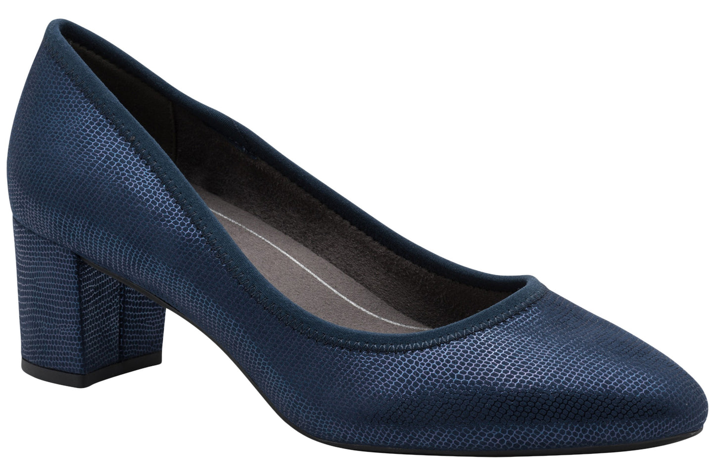 Jana Softline Kiko 22461-46 897 Navy Met Womens Shoes