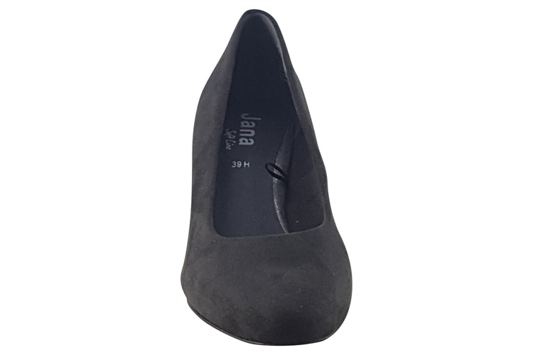 Jana Softline Laurie Suede 22470-41 Asphalt Womens Shoes