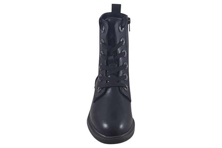Jana Softline Letty 25277-43 Black Womens Boots