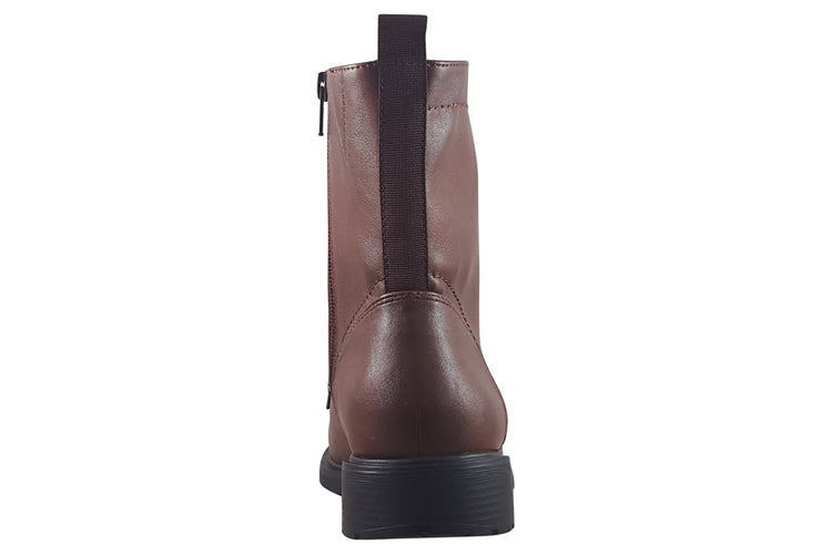 Jana Softline Letty 25277-43 Cognac Womens Boots