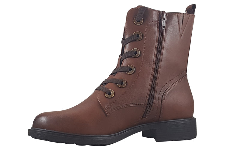Jana Softline Letty 25277-43 Cognac Womens Boots