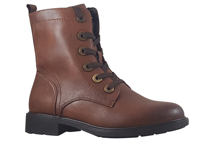 Jana Softline Letty 25277-43 Cognac Womens Boots