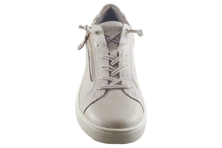 Jana Softline Monica 23660-42 Cloudy Gold Womens Fashion Trainers