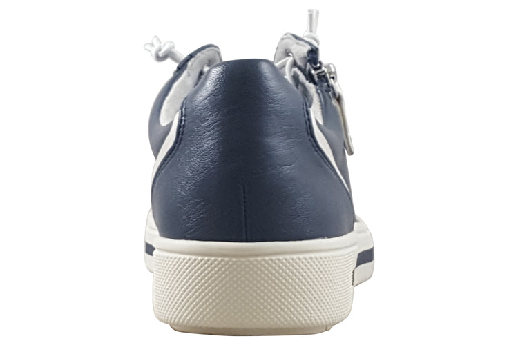 Jana Softline Monica 23660-42 Navy Womens Fashion Trainers