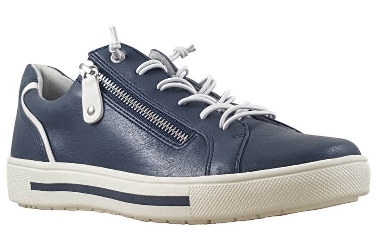 Jana Softline Monica 23660-42 Navy Womens Fashion Trainers