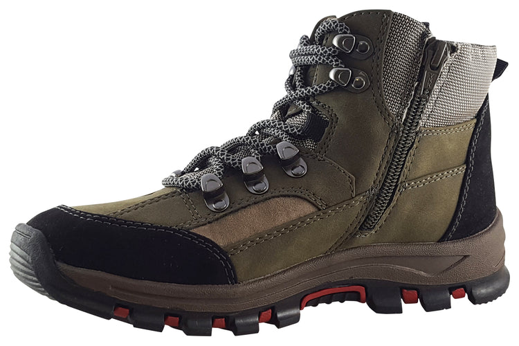 Jana Softline Sally-Anne 26276-29 Khaki Womens Boots