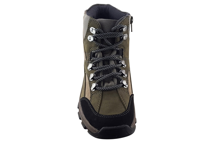Jana Softline Sally-Anne 26276-29 Khaki Womens Boots