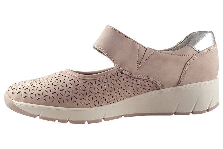 Jana Softline Tea 24664-42 Rose Womens Shoes