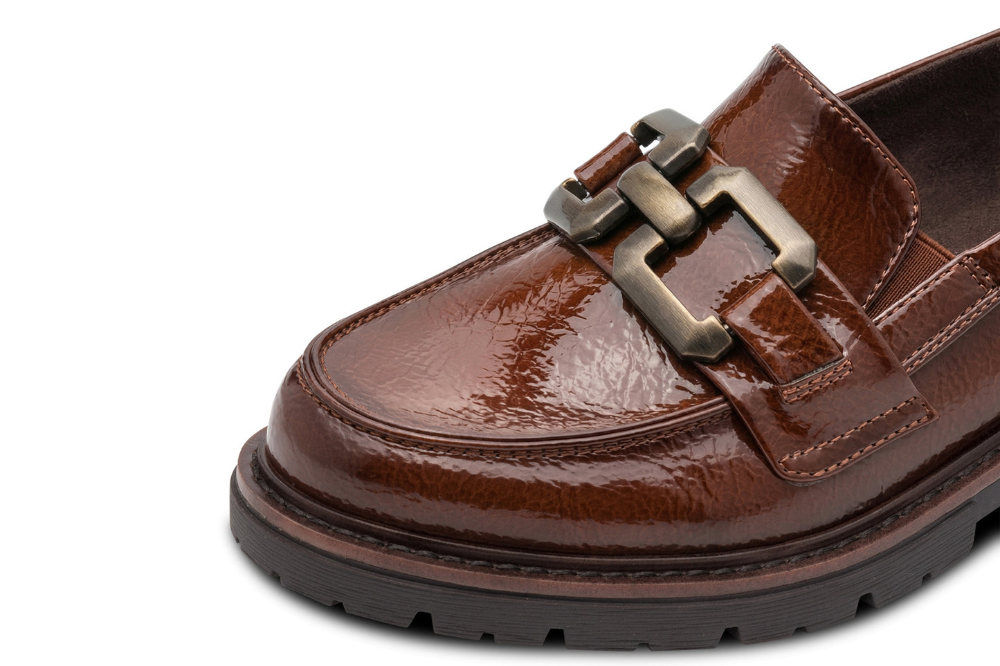 Jana Softline Zandy 24764-41 302 Cognac Patent Womens Shoes