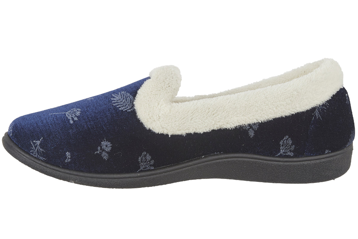 Jo & Joe Annie Navy Womens Slippers