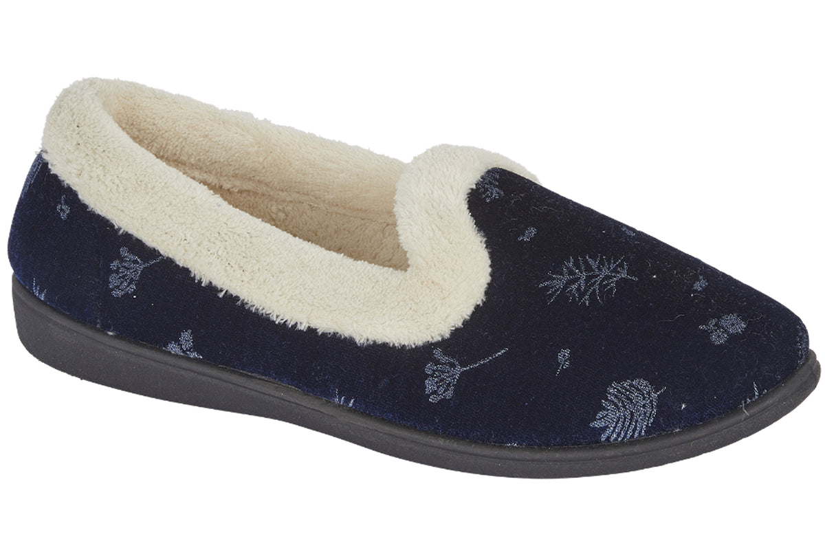 Jo & Joe Annie Navy Womens Slippers