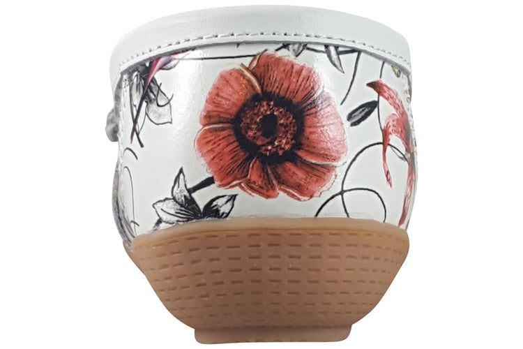 Jo & Joe Botanical White/Floral Womens Shoes