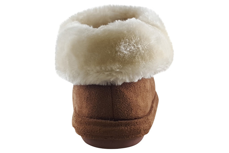 Jo & Joe Chiltern Cognac Womens Slippers