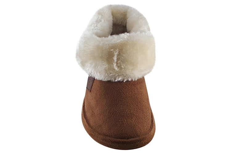 Jo & Joe Chiltern Cognac Womens Slippers