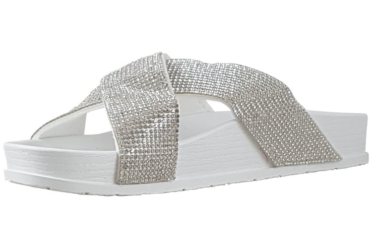 Jo & Joe Dusk White Womens Sandals