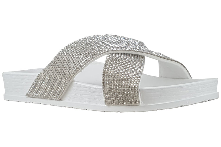 Jo & Joe Dusk White Womens Sandals