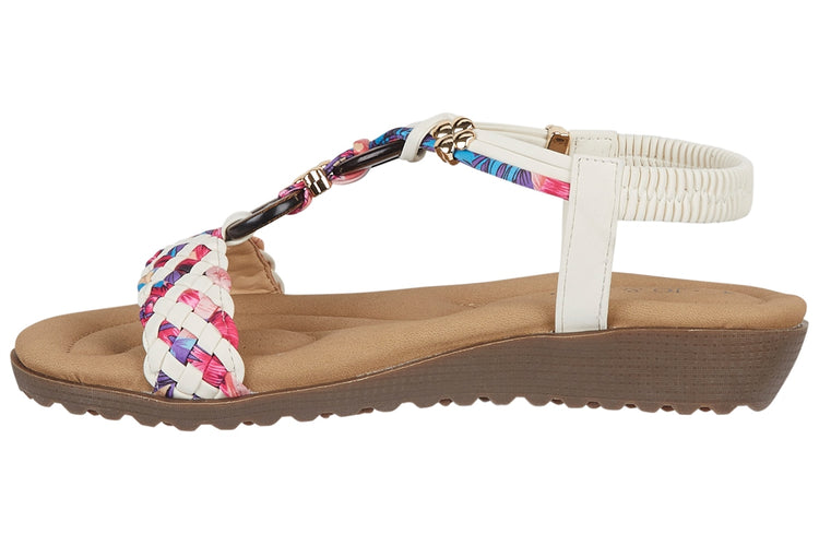 Jo & Joe Marrakesh  White Womens Sandals