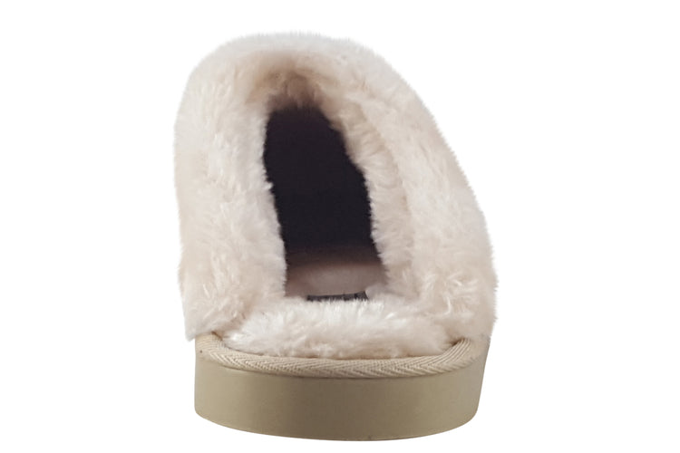Jo & Joe Mosaic Cream Womens Slippers