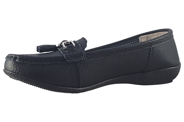 Jo & Joe Nautical Black Womens Shoes