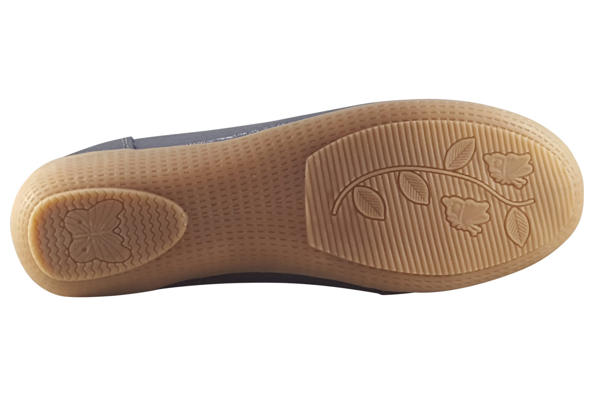 jo and joe nautical gun metal womens sole