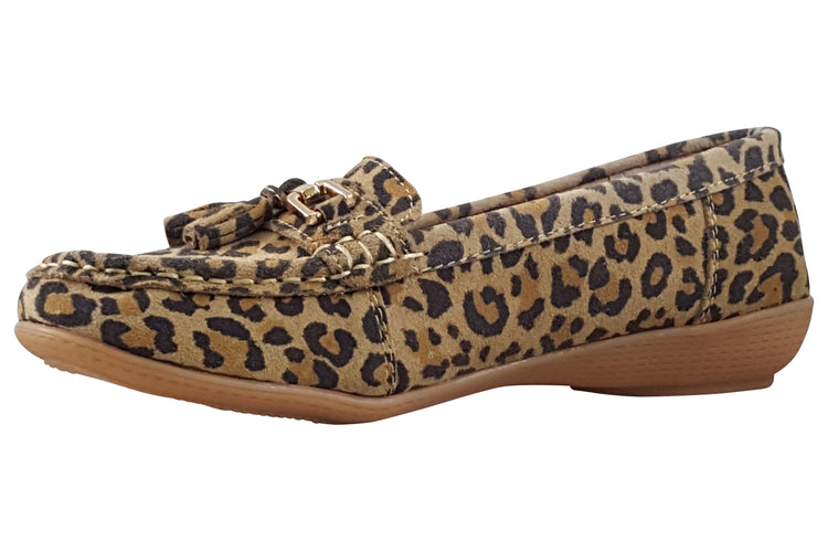 Jo & Joe Nautical Leopard Womens Shoes