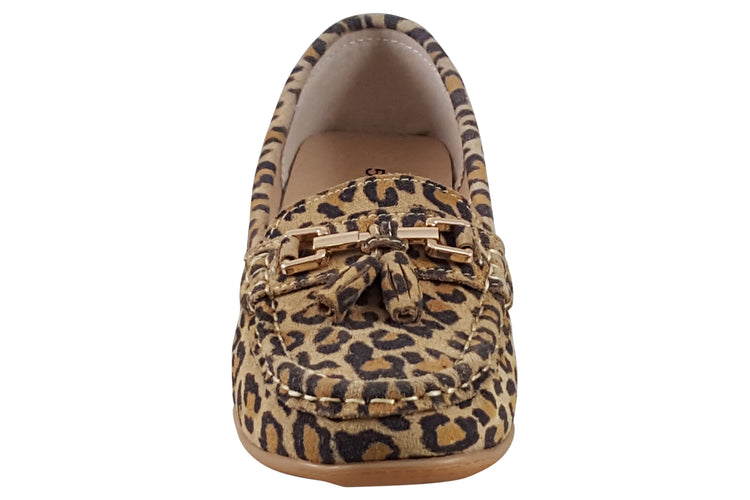 Jo & Joe Nautical Leopard Womens Shoes