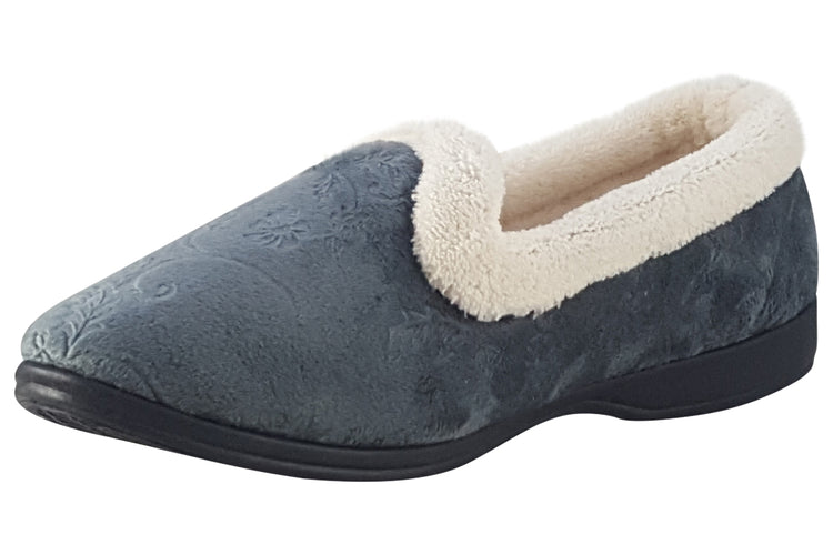 Jo & Joe Pashmina Grey Womens Slippers