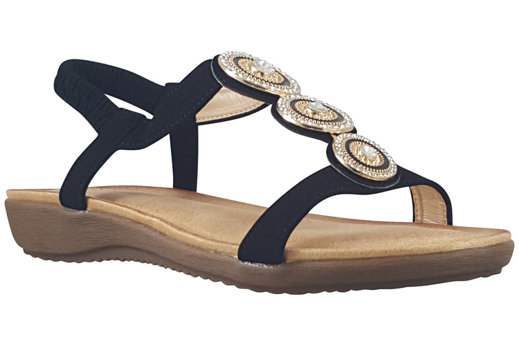 Jo & Joe Rochelle Black Womens Sandals