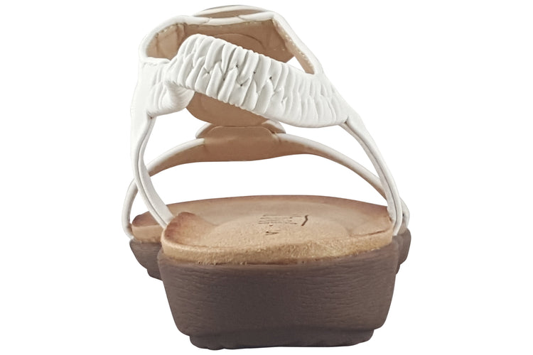 Jo & Joe Rochelle White Womens Sandals