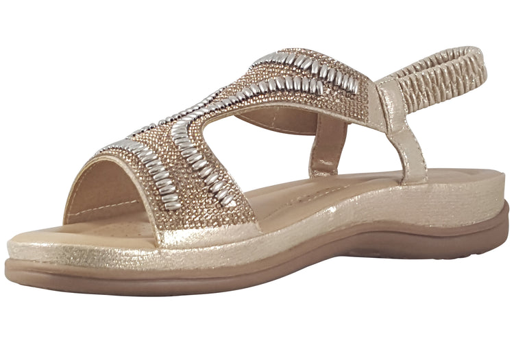 Jo & Joe Sri Lanka Gold Womens Sandals