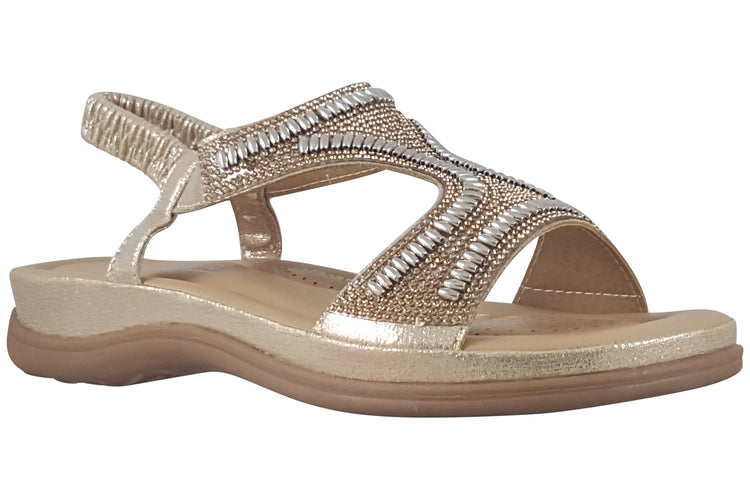 Jo & Joe Sri Lanka Gold Womens Sandals