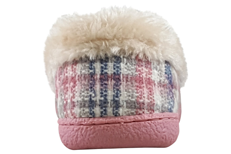Jo & Joe Thistle Pink Womens Slippers