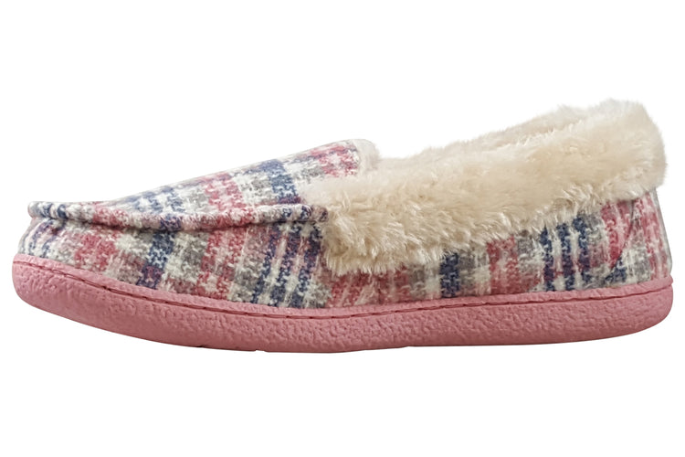 Jo & Joe Thistle Pink Womens Slippers