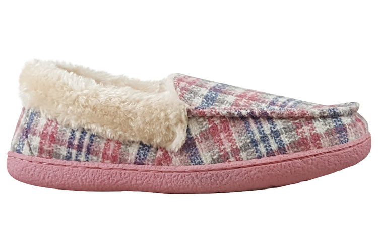 Jo & Joe Thistle Pink Womens Slippers