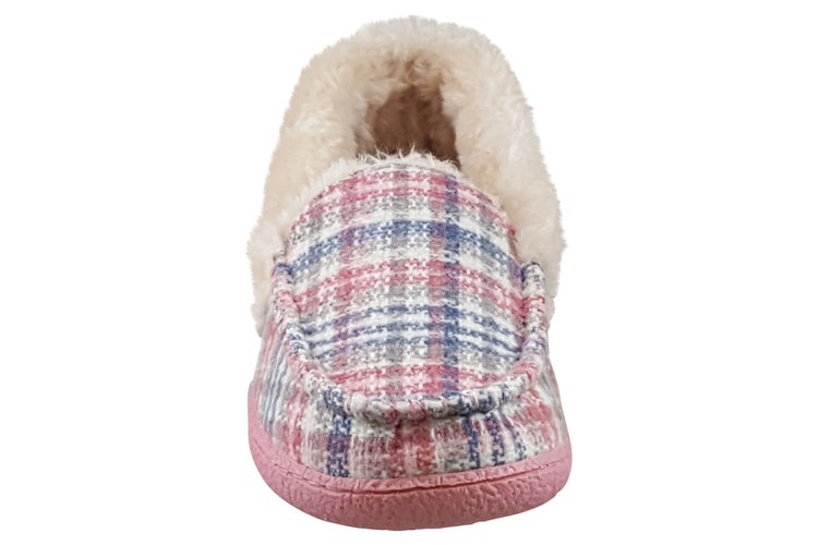 Jo & Joe Thistle Pink Womens Slippers