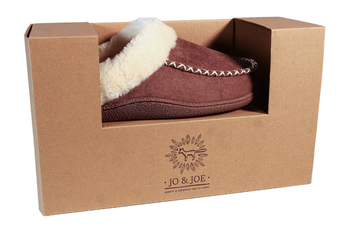 Jo & Joe Alnwick Chocolate Womens Slippers