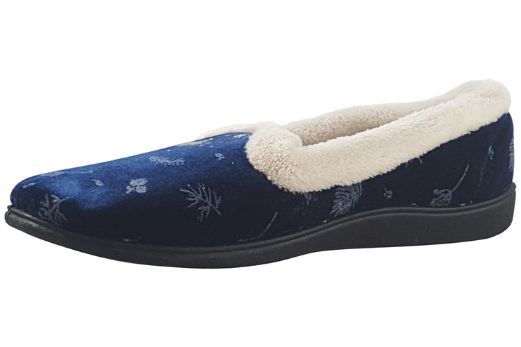 Jo & Joe Annie Navy Womens Slippers